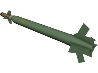 Bunker Buster GBU-28 3D Model