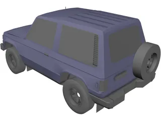 Mitsubishi Pajero (1988) 3D Model