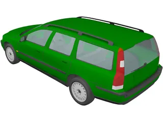 Volvo V70 (2001) 3D Model