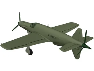 Dornier Do 335 Pfeil 3D Model