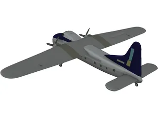Bristol Freighter Mk 32 3D Model