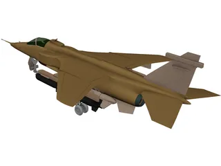 BA Jaguar GR1 3D Model