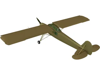 Fieseler Fi 156C Storch 3D Model