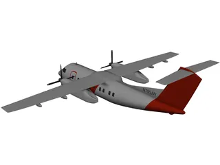 Bombardier Q200 Customs 3D Model