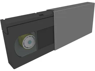 Videocassette [+Sleeve] 3D Model