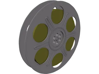 Film Reel 3D Model