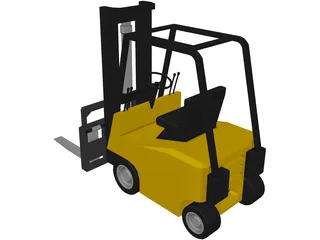 Forklift 3D Model