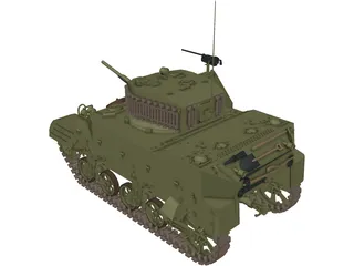 M5 A1 3D Model