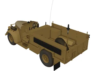 Long Range Desert Group Truck 3D Model