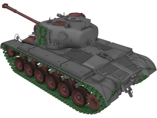 Pershing 3D Model