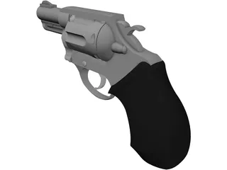 Smith&Wesson Snub Nose 357 Magnum 3D Model