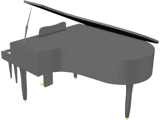 Piano Yamaha 3D Model