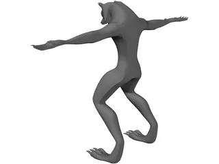 Werewolf 3D Model