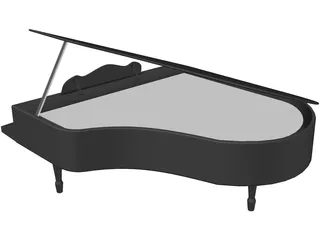 Grand Piano 3D Model