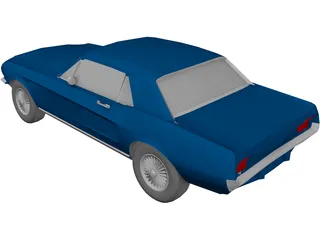 Ford Mustang (1967) 3D Model