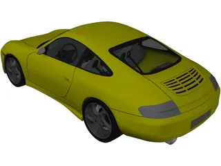 Porsche 911 996 Carrera 4S (2002) 3D Model