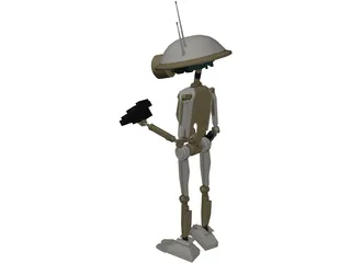 Pit Droid (Star Wars Episode I) 3D Model