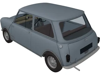 Austin Mini 3D Model