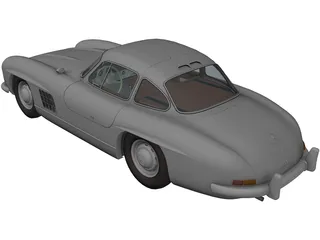 Mercedes-Benz 300 SL Gullwing (1950) 3D Model