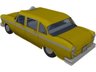 Taxi USA 3D Model
