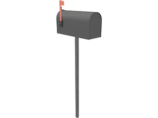 Mail Box USA 3D Model