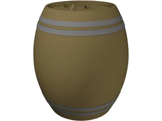 Beer Barrel Dispencer 3D Model