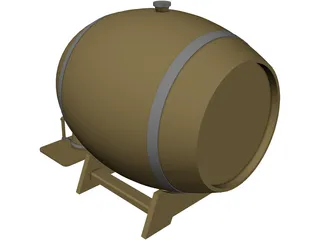 Beer Barrel Dispencer 3D Model