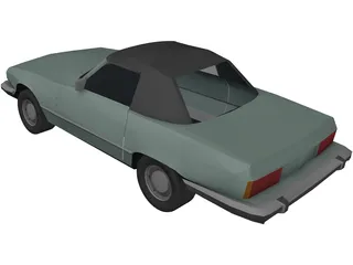 Mercedes-Benz 380 SL (1968) 3D Model