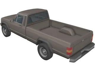 Jeep Cherokee Pickup 3D Model