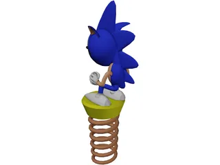 Sonic The Hedgehog 3D Model