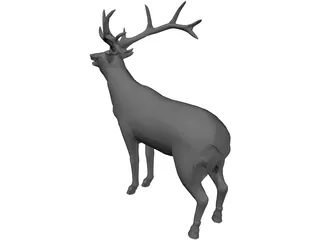 Elk 3D Model