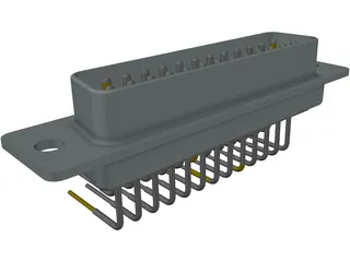 Plug D-25 3D Model