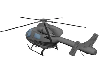 MD-900 Explorer 3D Model