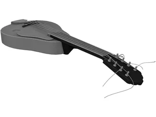 Mandolin 3D Model