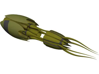 Vorlon Transport 3D Model