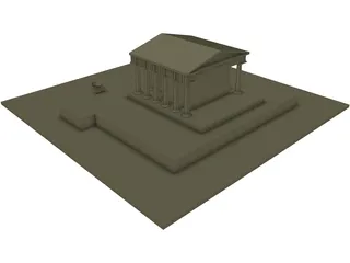 Temple 3D Model