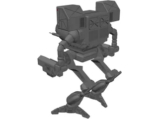 Mad Cat Battle Mech 3D Model