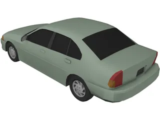 Mitsubishi Mirage 3D Model