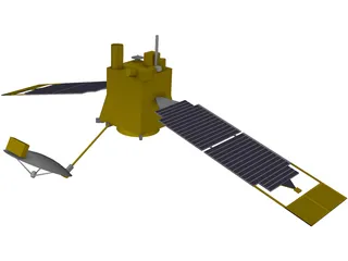 Mars Global Surveyor 3D Model