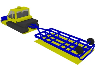 Bombardier BR-275 Groomer [+Drag] 3D Model