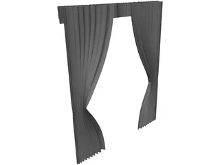 Curtain 3D Model