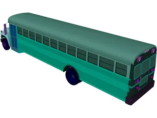 School Bus 3D Model