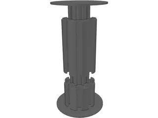 Octanorm M100 Connector 3D Model