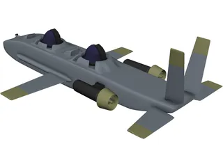 Deepflight Aviator 3D Model