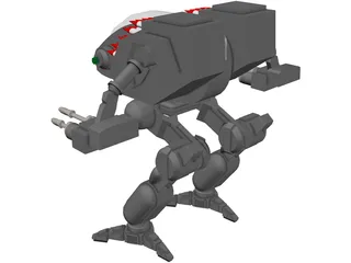 Mad Dog Battletech 3D Model