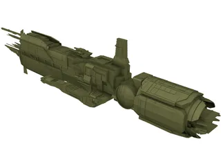 Starship Sulaco 3D Model