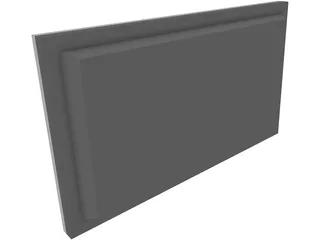 Flat Screen TV 3D Model