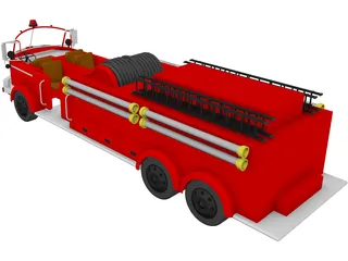 Fire Engine 3D Model