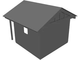 Shed [+Shelves and Table] 3D Model