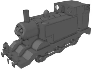 English Fantasy Tank Engine 3D Model